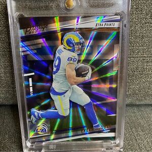 Custom 3D Floater - Tyler Higbee LA Rams card